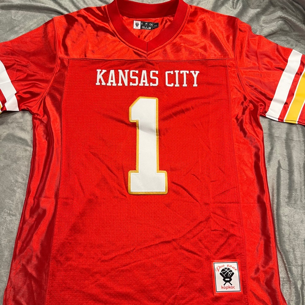 KANSAS CITY WORTHY‎ #1 Football Jersey, Pro Zone KopKoc, Men's
